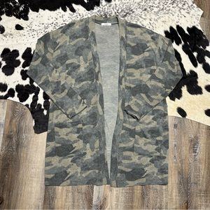 cherish | camo cardigan